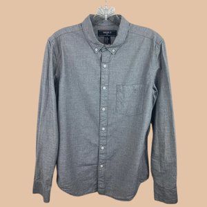 Forever 21 - Grey - Casual Long Sleeve Button Up